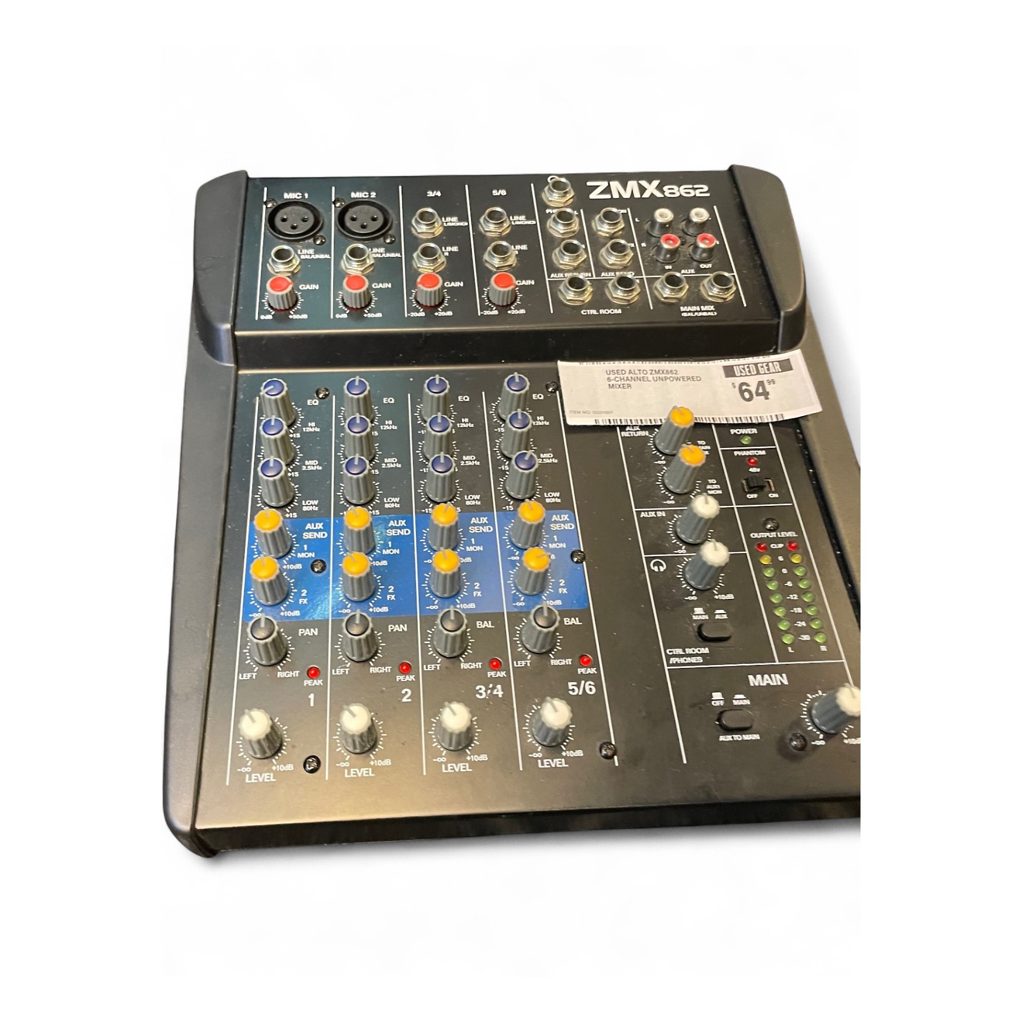 Used Alto ZMX862 6-Channel Unpowered Mixer | Guitar Center
