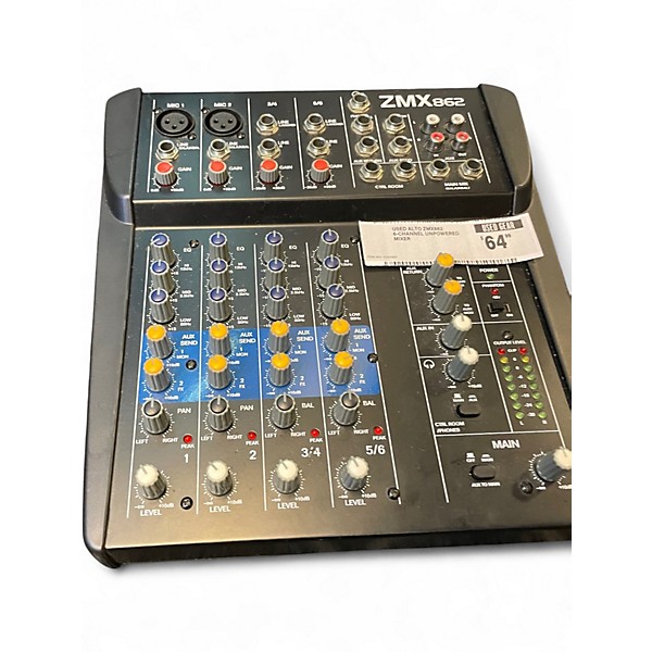 Used Alto ZMX862 6-Channel Unpowered Mixer