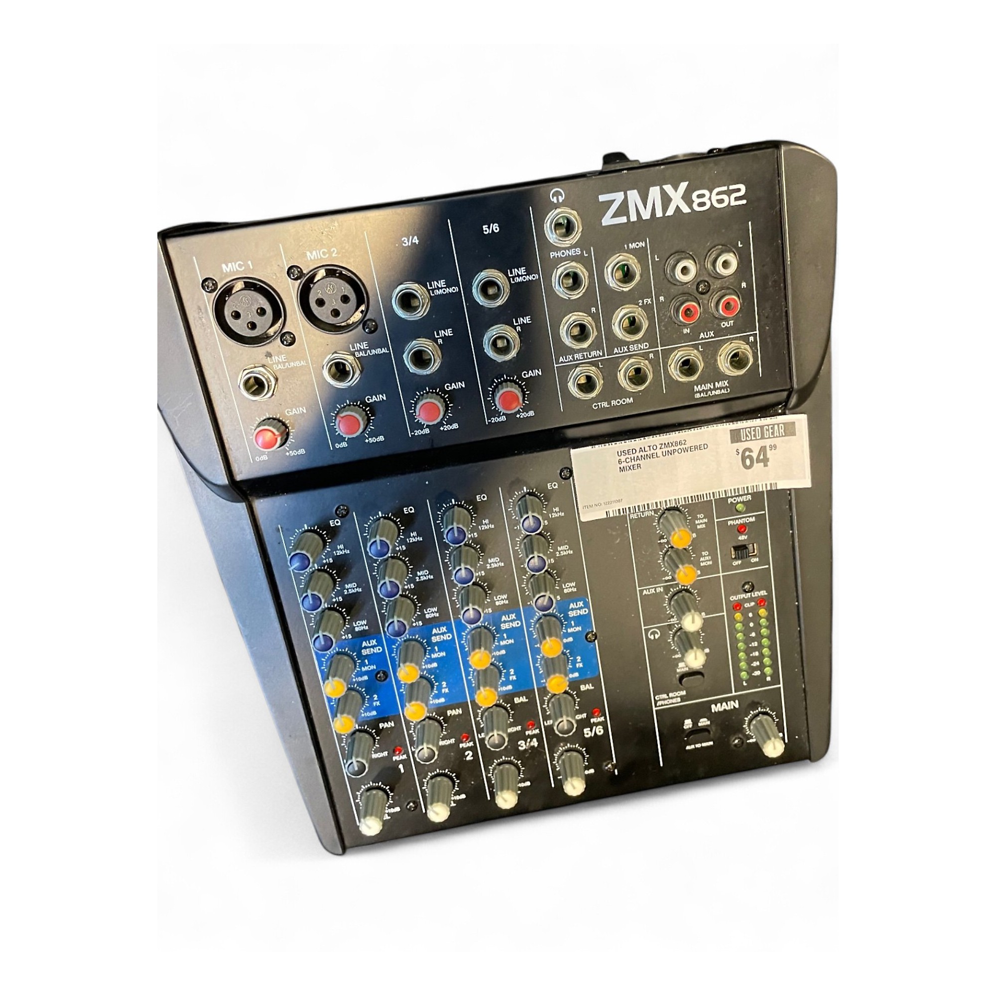 Used Alto ZMX862 6-Channel Unpowered Mixer | Guitar Center
