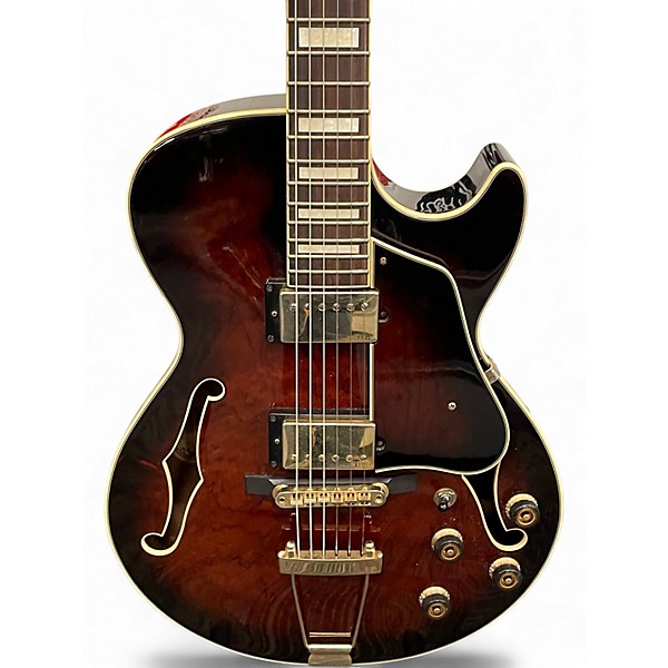 Used Ibanez AG95 Artcore Expressionist Dark Amber Hollow Body Electric Guitar
