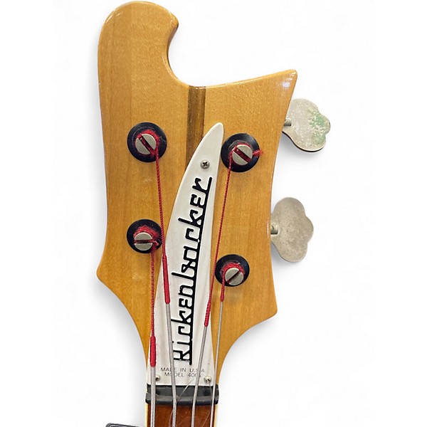 Used Rickenbacker 4001 Natural Electric Bass Guitar