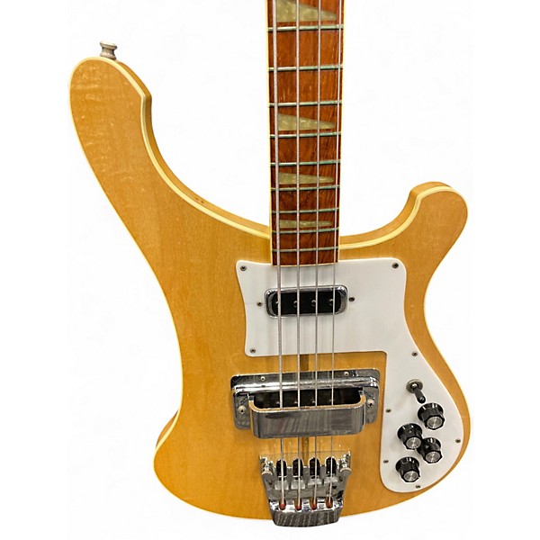 Used Rickenbacker 4001 Natural Electric Bass Guitar