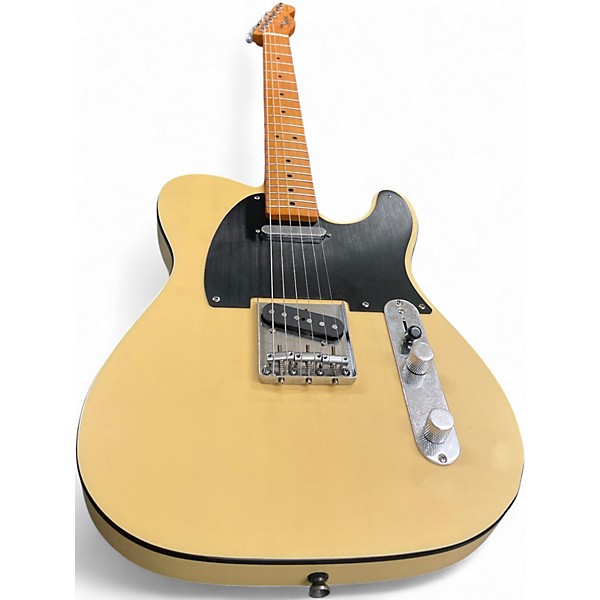 Used Squier Telecaster 40th Anniversary Cream Solid Body Electric Guitar