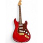 Used 2007 Fender Deluxe Players Stratocaster Candy Apple Red Solid Body Electric Guitar thumbnail