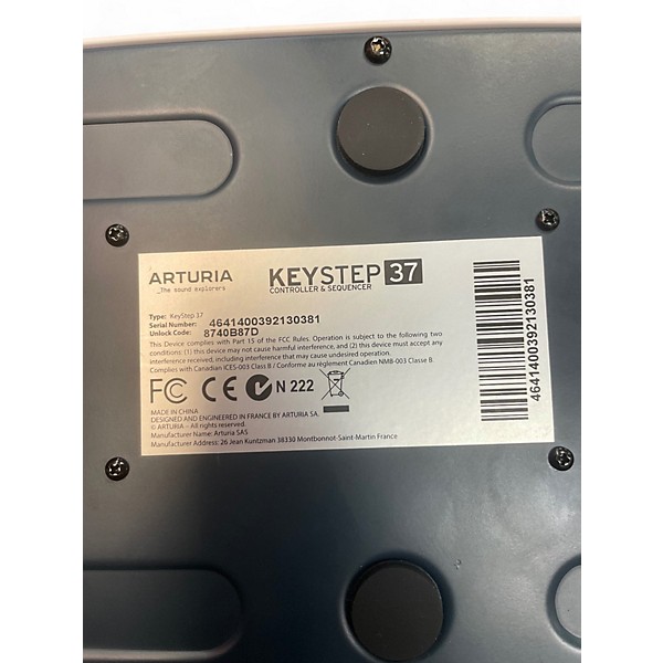 Used Arturia Keystep 37 MIDI Controller