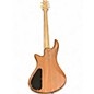 Used 2006 Schecter Guitar Research Stiletto Custom 5 String Brown Electric Bass Guitar