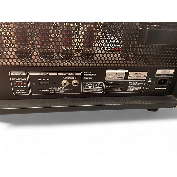 Used Bugera 6262 Infinium 120W Tube Guitar Amp Head