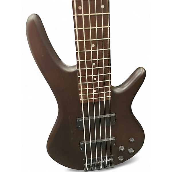 Used Ibanez GSR206 6 String Brown Electric Bass Guitar