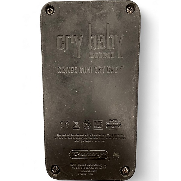 Used Dunlop CBM95 Cry Baby Mini Wah Effect Pedal