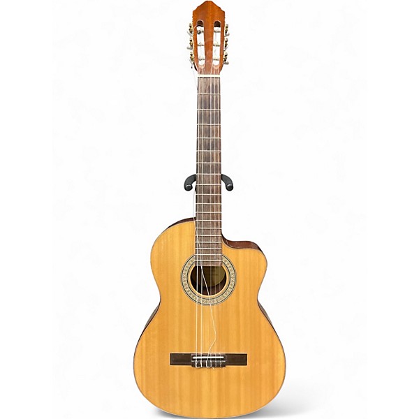 Used Lucero LC150SCE Natural Classical Acoustic Guitar