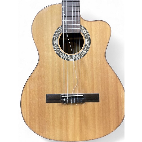 Used Lucero LC150SCE Natural Classical Acoustic Guitar