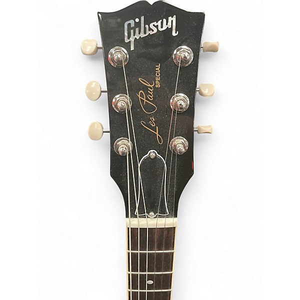 Used Gibson Les Paul Special Double Cut Black Solid Body Electric Guitar