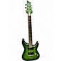 Used Schecter Guitar Research C1 Platinum greenburst Solid Body Electric Guitar thumbnail