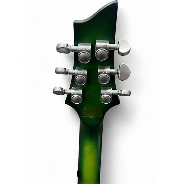 Used Schecter Guitar Research C1 Platinum greenburst Solid Body Electric Guitar