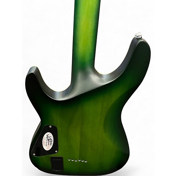 Used Schecter Guitar Research C1 Platinum greenburst Solid Body Electric Guitar