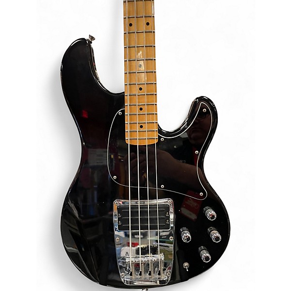 Used Ibanez ATK300  Trans Black Electric Bass Guitar