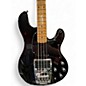 Used Ibanez ATK300  Trans Black Electric Bass Guitar