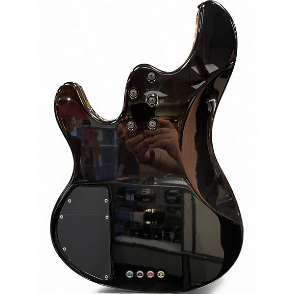 Used Ibanez ATK300  Trans Black Electric Bass Guitar