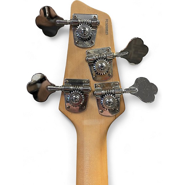 Used Ibanez ATK300  Trans Black Electric Bass Guitar