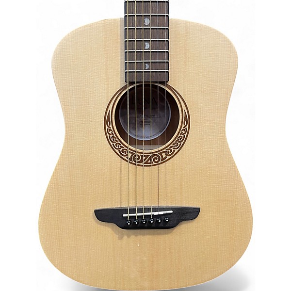 Used Luna SAFARI MUSE 3/4 SIZE Natural Acoustic Guitar