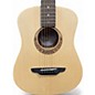 Used Luna SAFARI MUSE 3/4 SIZE Natural Acoustic Guitar