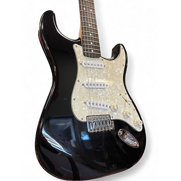 Used Squier Bullet Stratocaster Black Solid Body Electric Guitar