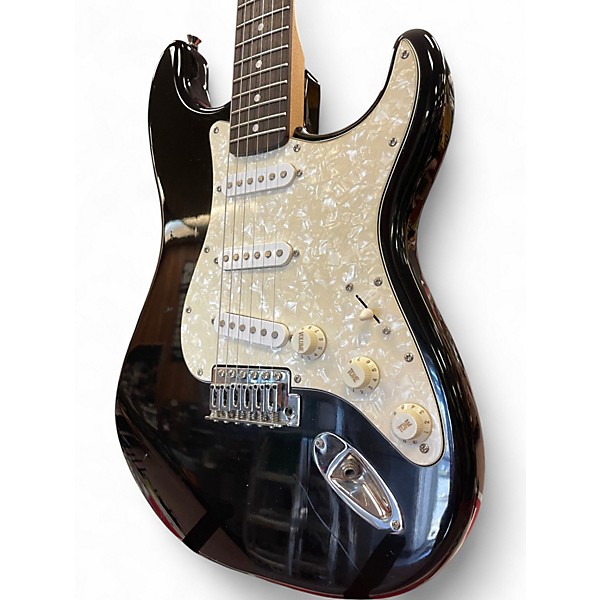 Used Squier Bullet Stratocaster Black Solid Body Electric Guitar