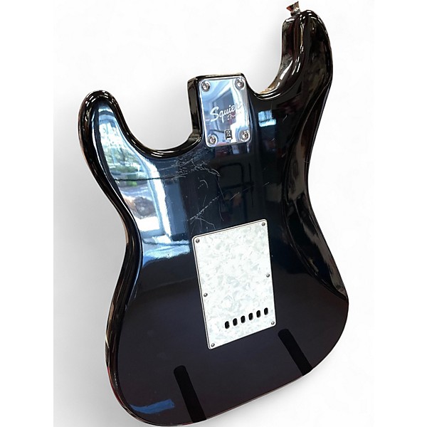 Used Squier Bullet Stratocaster Black Solid Body Electric Guitar