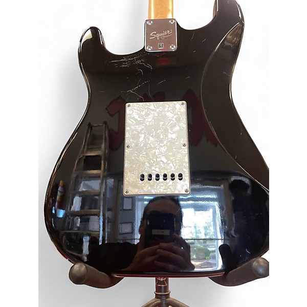 Used Squier Bullet Stratocaster Black Solid Body Electric Guitar