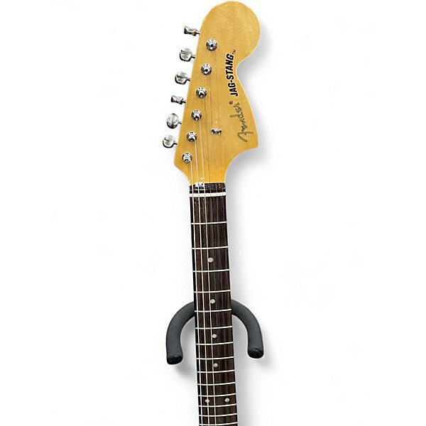 Used 2021 Fender KURT COBAIN SIGNATURE JAGSTANG Fiesta Red Solid Body Electric Guitar