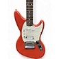 Used 2021 Fender KURT COBAIN SIGNATURE JAGSTANG Fiesta Red Solid Body Electric Guitar