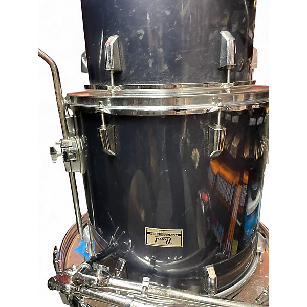 Used Pearl 6 Piece WORLD SERIES Black Drum Kit