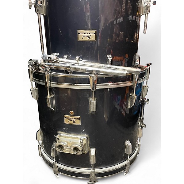 Used Pearl 6 Piece WORLD SERIES Black Drum Kit