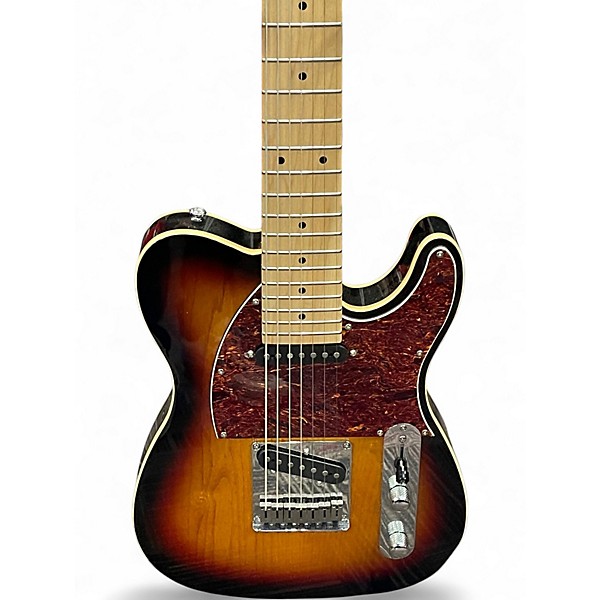Used Agile T7 3 Tone Sunburst Solid Body Electric Guitar