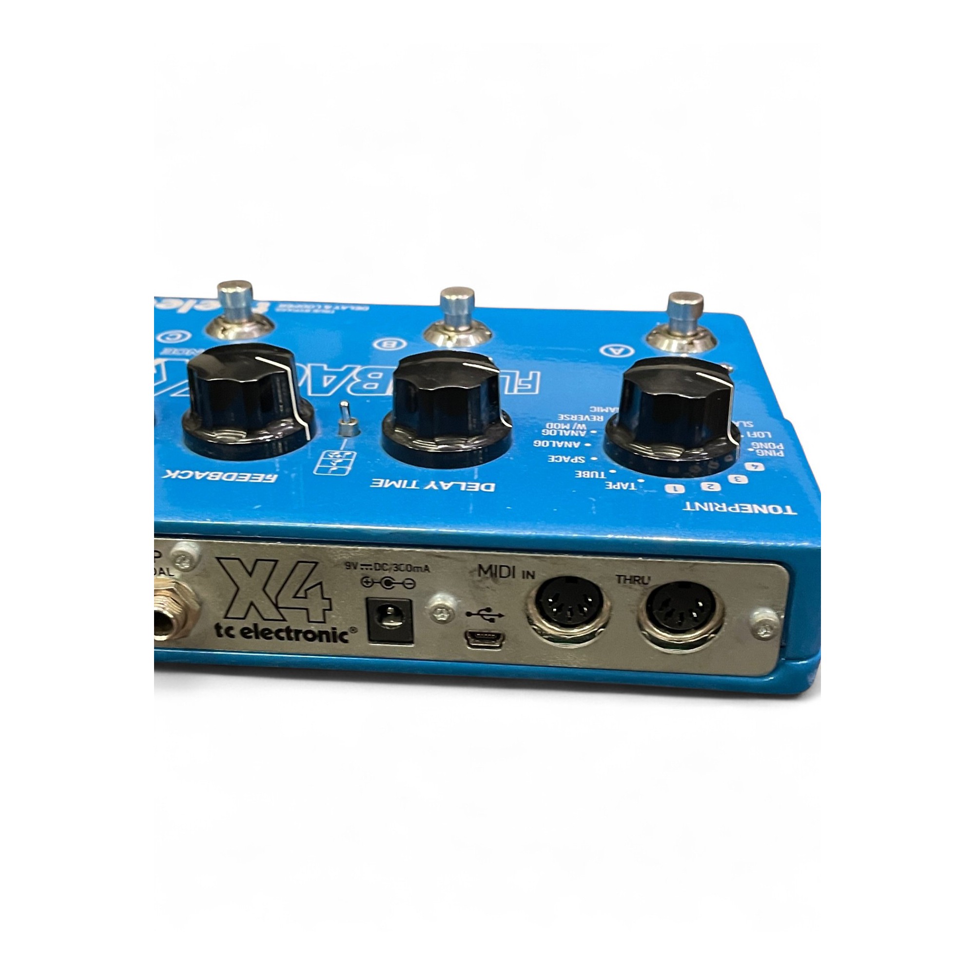 tc electronic【FLASHBACK X4】ディレイ＆ルーパーUSED Used TC Electronic Flashback X4 Delay And Looper Effect Pedal