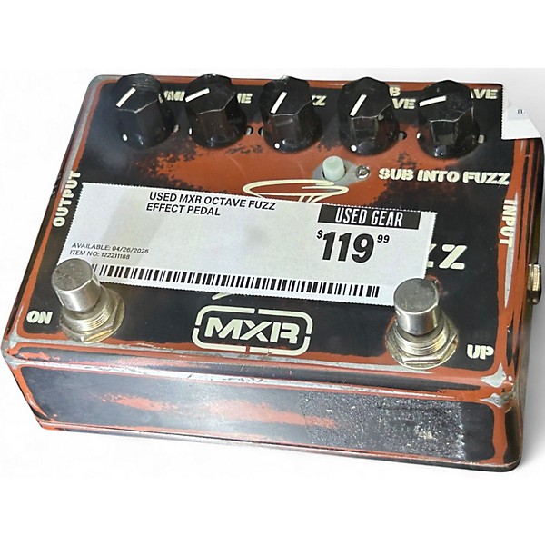 Used MXR octave fuzz Effect Pedal