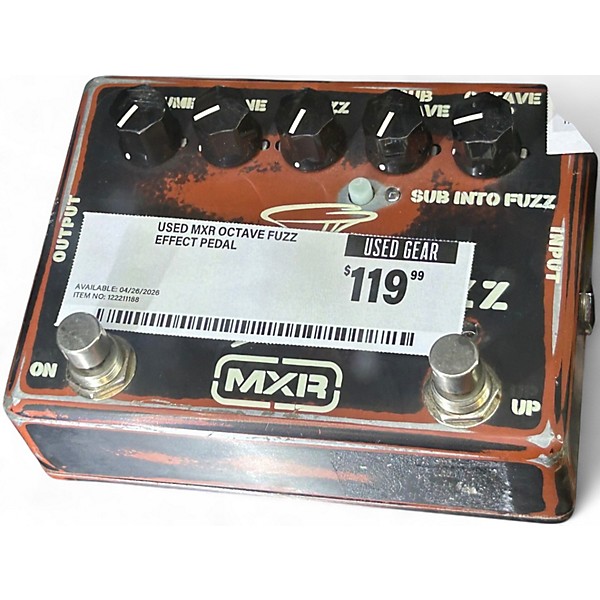 Used MXR octave fuzz Effect Pedal