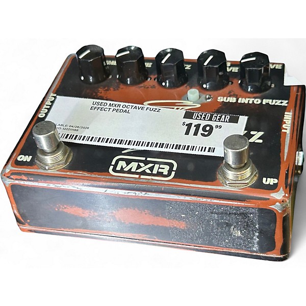 Used MXR octave fuzz Effect Pedal