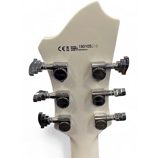 Used Hagstrom FANTOMEN White Solid Body Electric Guitar