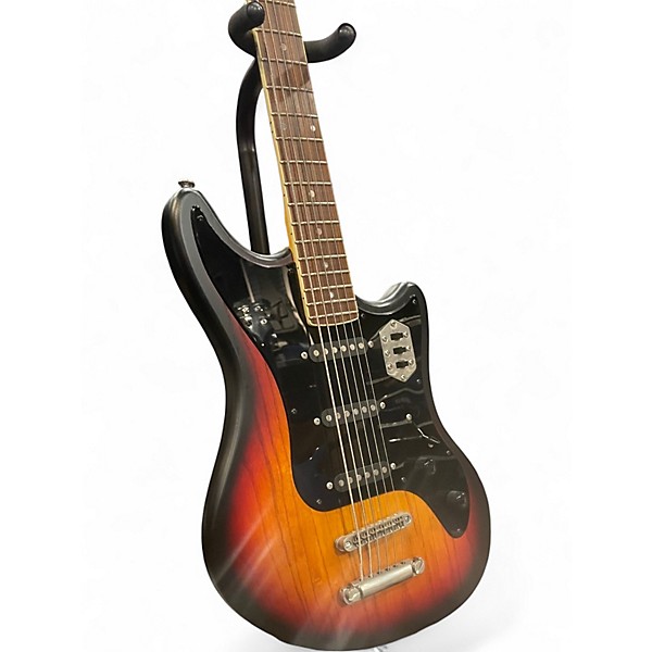 Used Schecter Guitar Research Hellcat VI 3 Tone Sunburst Solid Body Electric Guitar