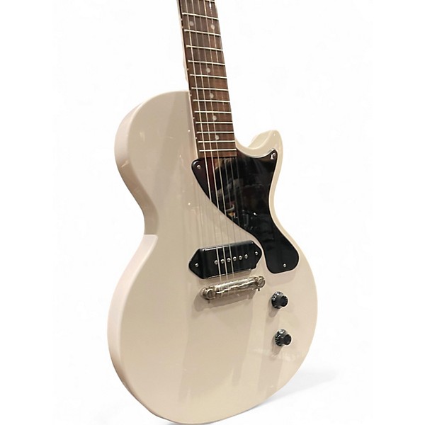 Used Epiphone Billie Joe Armstrong Signature Les Paul Jr Alpine White Solid Body Electric Guitar