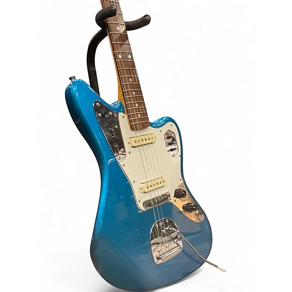 Used Fender MIJ Jaguar Limited Edition Lake Placid Blue Solid Body Electric Guitar
