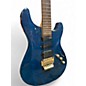 Used Fernandes Dragonfly Trans Blue Solid Body Electric Guitar