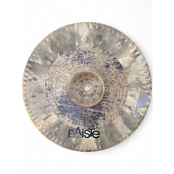 Used Paiste 14in Signature Dark Energy  Hi Hat Pair Cymbal