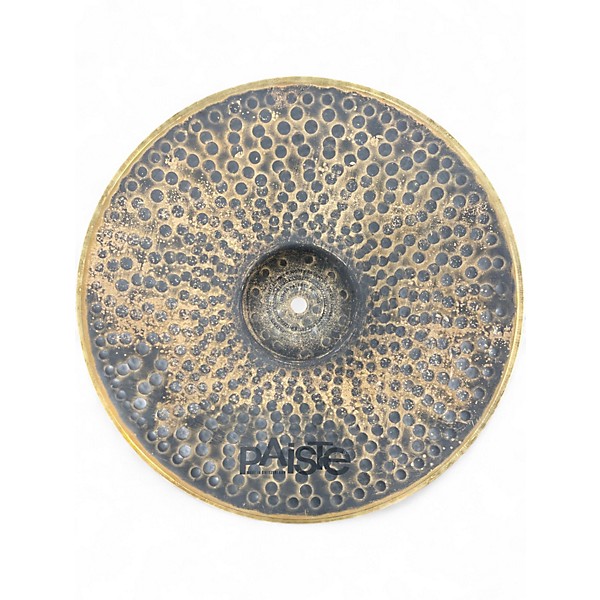 Used Paiste 14in Signature Dark Energy  Hi Hat Pair Cymbal
