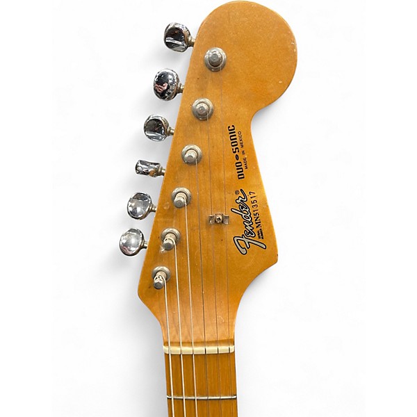 Used Fender Duo Sonic Fiesta Red Solid Body Electric Guitar