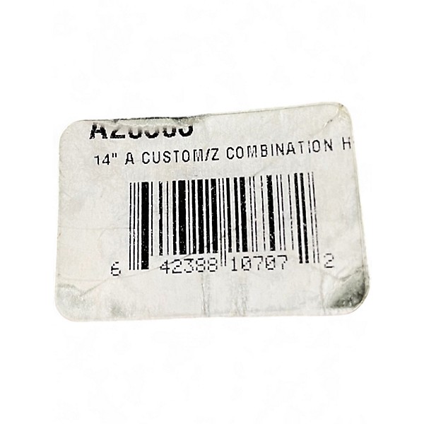 Used Zildjian 14in A Custom Hi Hat Top Cymbal