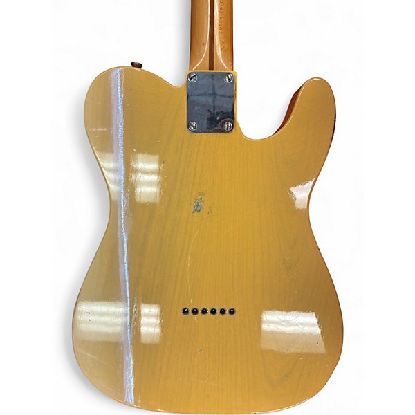 Used 2002 Fender Fender Telecaster Custom Shop Butterscotch Blonde Solid Body Electric Guitar