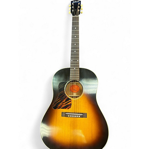 Used Gibson J35 Left Handed 2 Color Sunburst Acoustic Electric Guitar