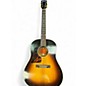 Used Gibson J35 Left Handed 2 Color Sunburst Acoustic Electric Guitar